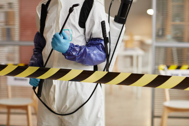 Professional Biohazard technician working in Troy, MO